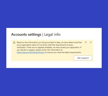 Microsoft developer account lockout