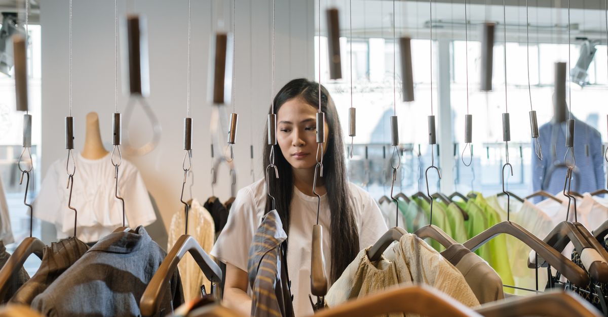 Shop floor at a retail branch, the kind of site an SD-WAN orchestrator connects